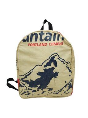 Upcycled Portland Cement6 Bag Backpack Recycled Mountain Eco Friendly Rucksack